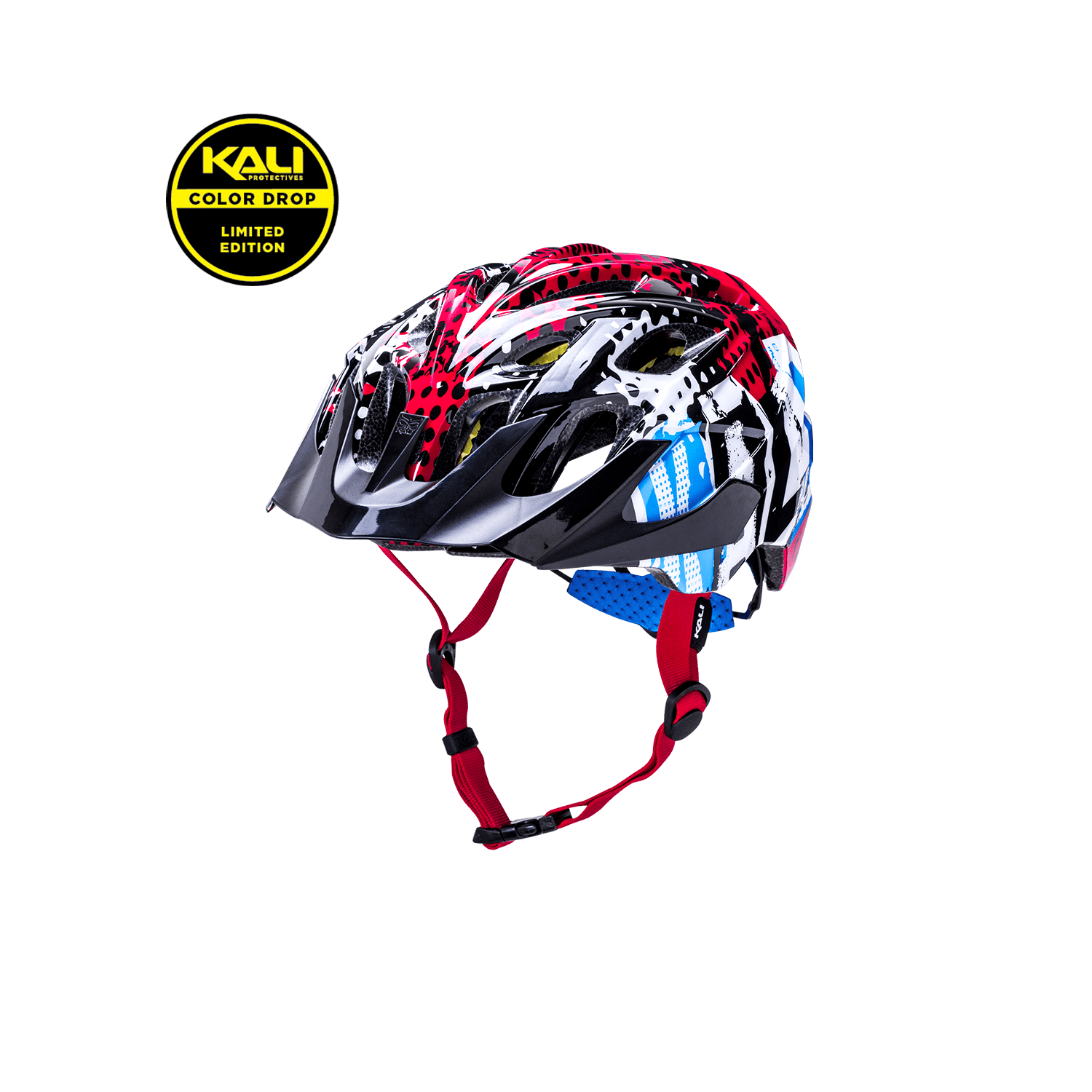 Kali Protectives Bike - Youth - Chakra Youth LTD Punk - Red / One Size Chakra Youth Plus