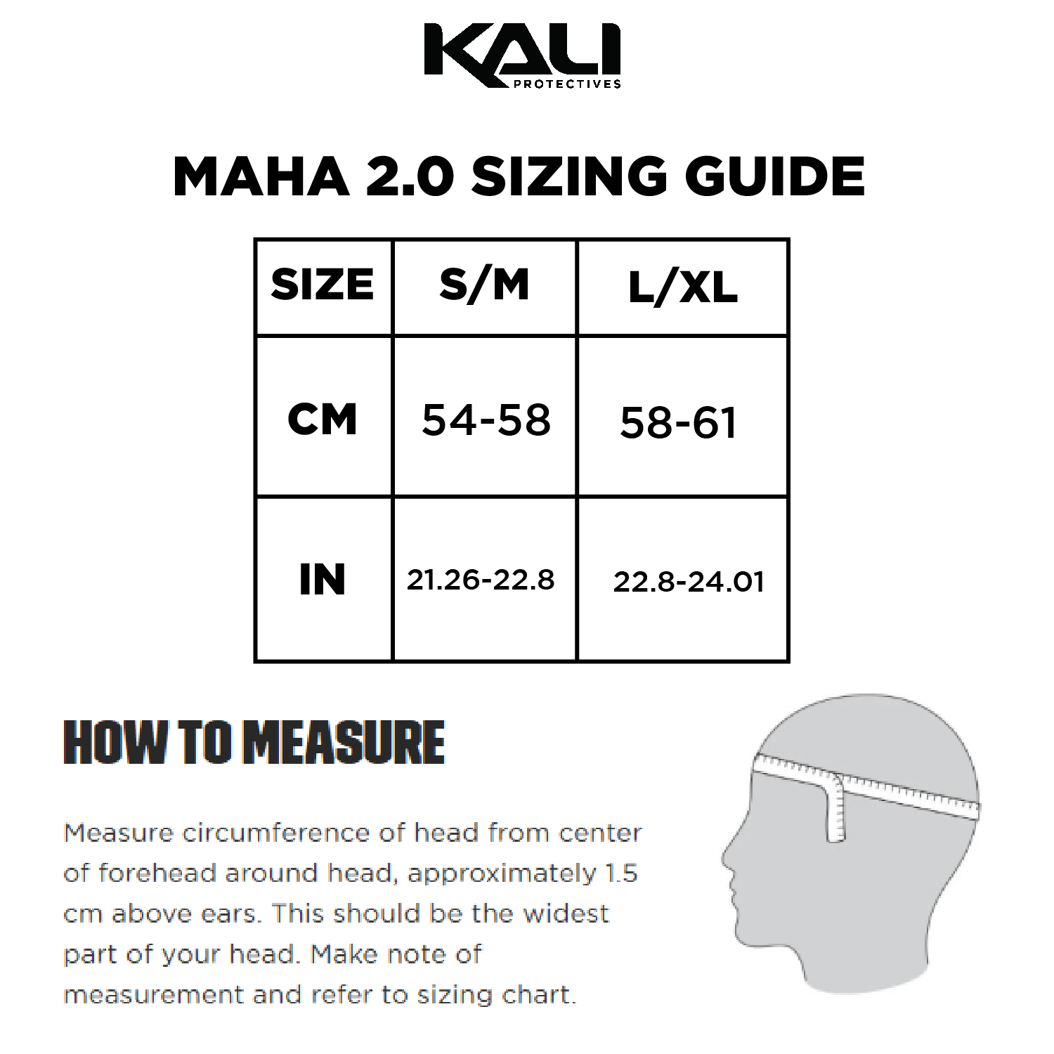 bike helmets sizes Maha 2.0