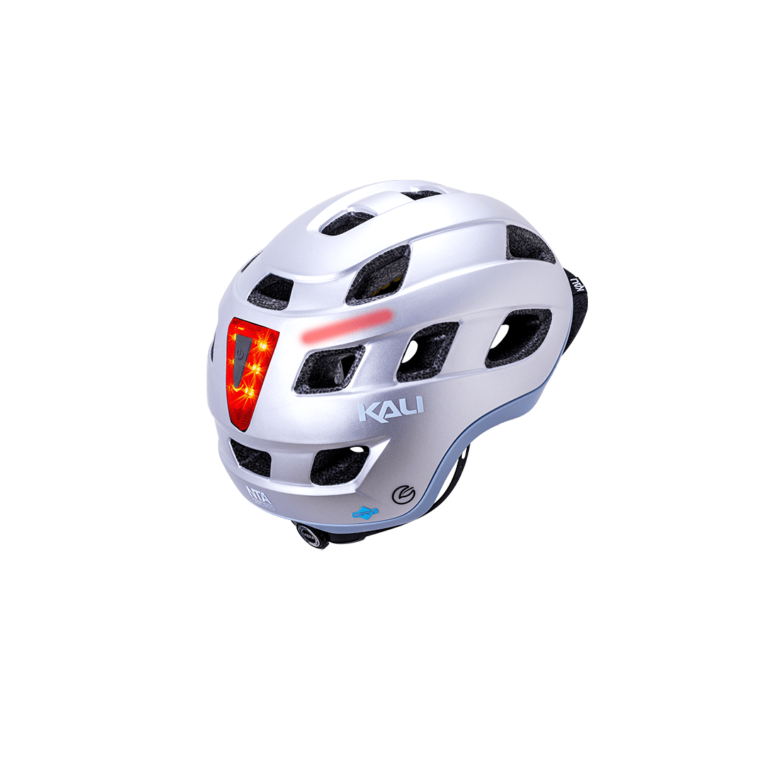 bike helmet with indicators Kali Protectives Traffic Light Helmet, Solid